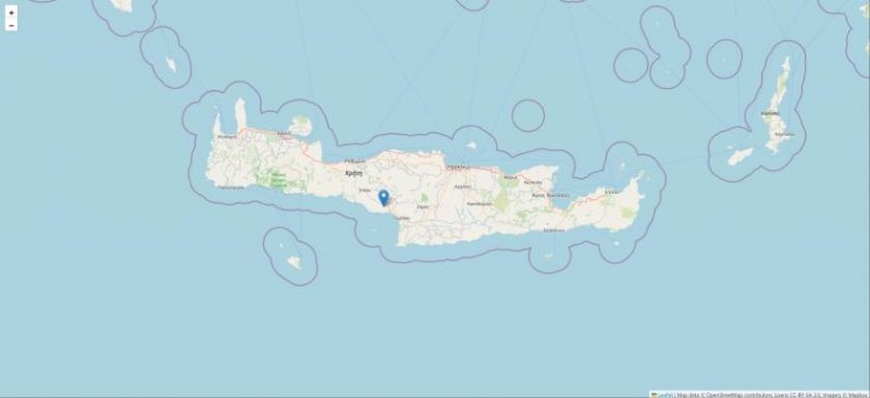 Melambes Kreta Kreta, Melampes Ein außergewöhnliches Grundstück mit Meerblick Grundstück kaufen